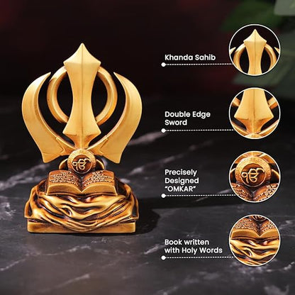 Khanda Sahib for Car Dashboard (🔥BUY 1 GET 1 FREE🔥)
