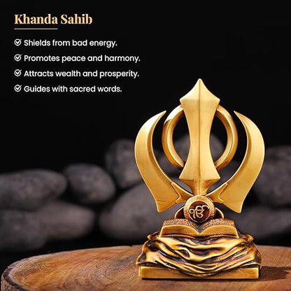 Khanda Sahib for Car Dashboard (🔥BUY 1 GET 1 FREE🔥)
