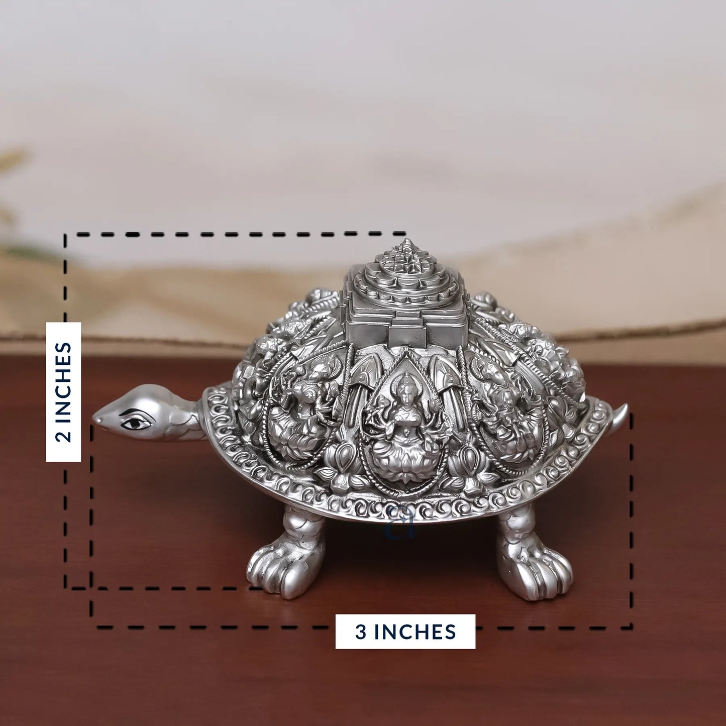 Ashtalakshmi Tortoise with Shree Yantra